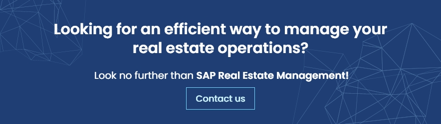 Sap ERP for real estate
